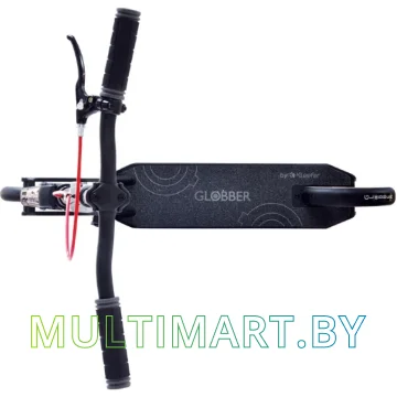 Самокат Globber One K Active 18.0 с ручным тормозом (черный) картинка 3
